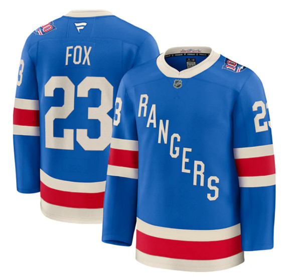 Men's New York Rangers Active Player Custom Blue Centennial Stitched Hockey Jersey Men's New York Rangers Active Player Custom Blue Centennial Stitched Hockey Jersey